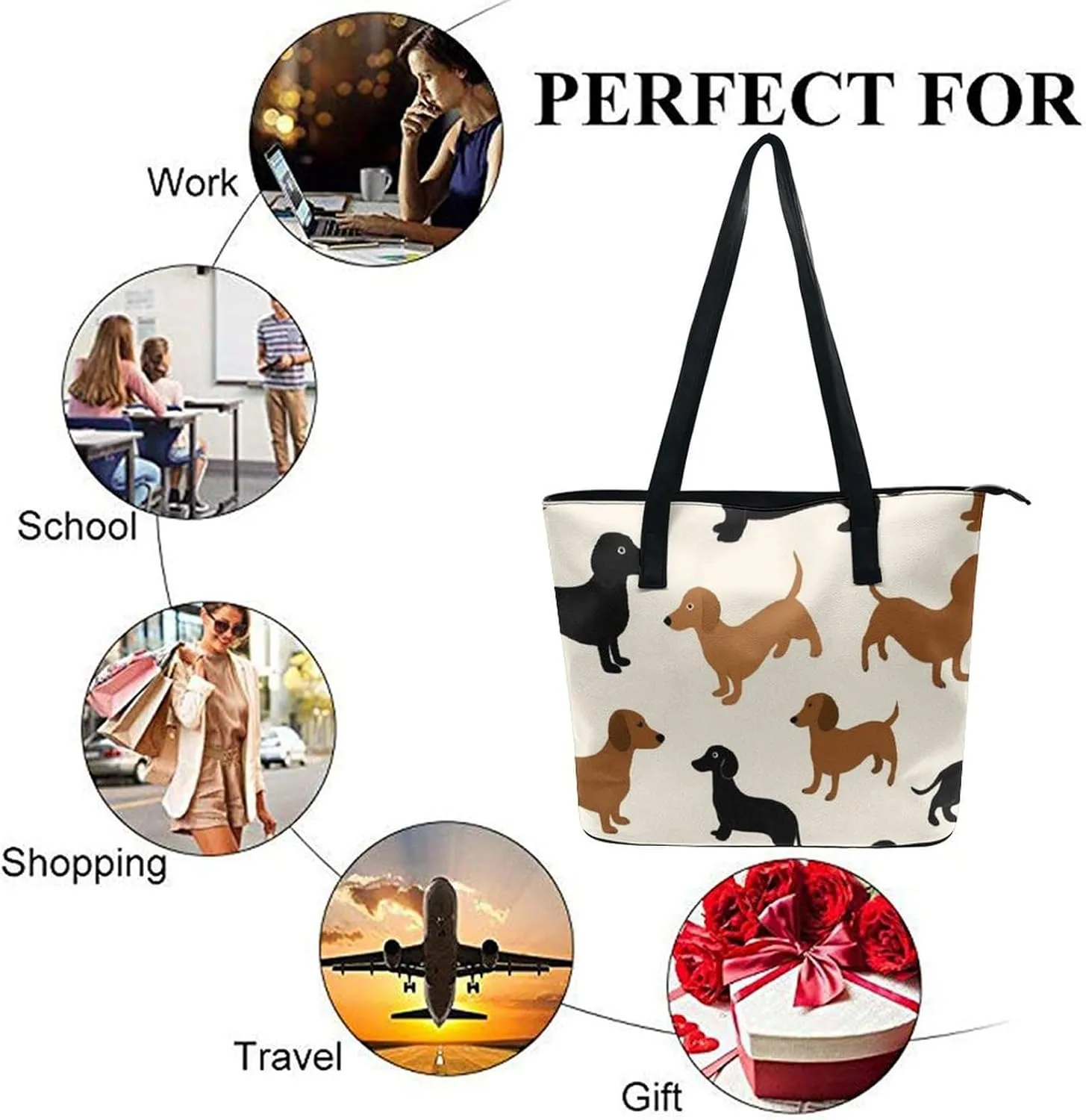 Women's Stylish Crossbody Bag PU Leather Shoulder Purse With Adjustable Strap