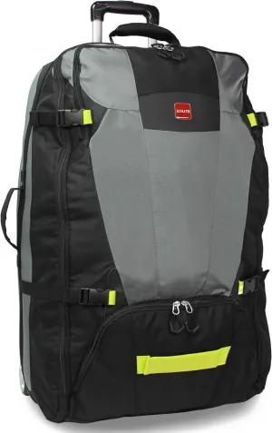 World Traveler Rolite Alpine Upright Style Lightweight 30-Inch Rolling Duffel Bag, Grey