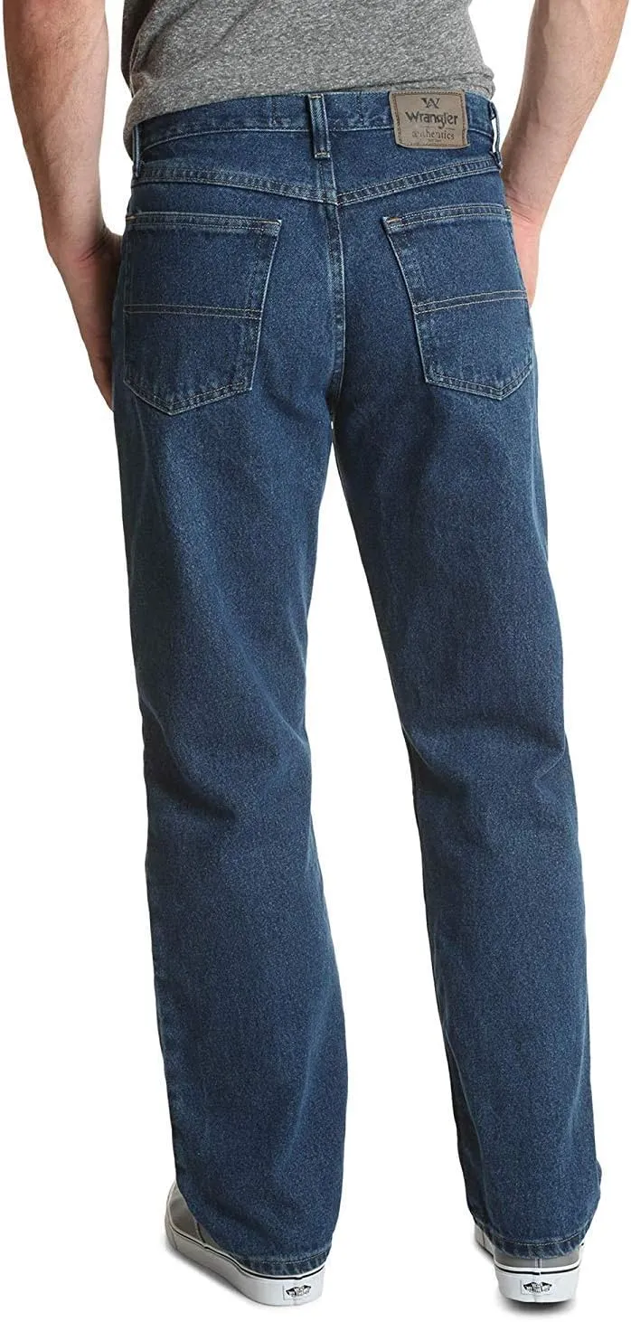 Wrangler Authentics Men's Classic 5-Pocket Relaxed Fit Cotton Jean