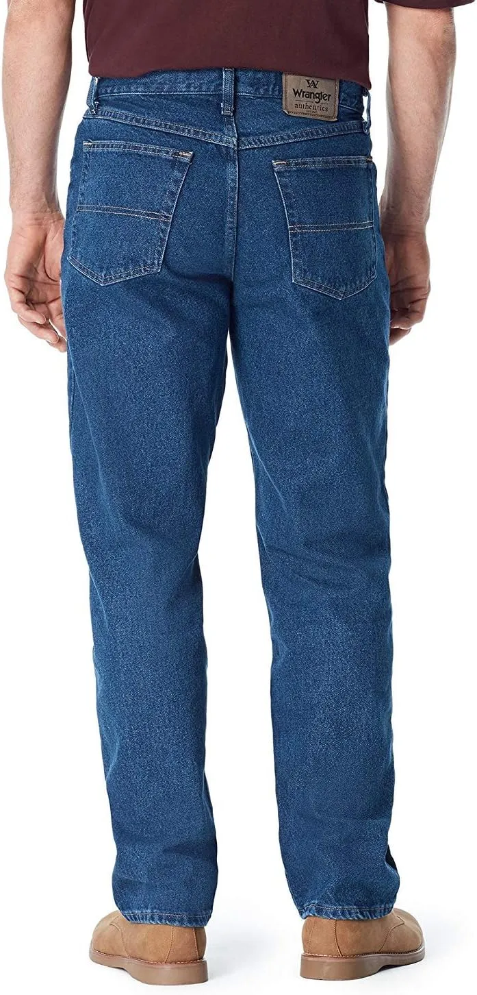 Wrangler Authentics Men's Classic 5-Pocket Relaxed Fit Cotton Jean