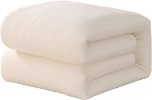 XJHKG Winter Cotton Thick Quilt Warm Home Quilts King Queen Twin Size Bedding Handmade Pure Color (Color : A-01, Size : 150x200cm-3.1kg)