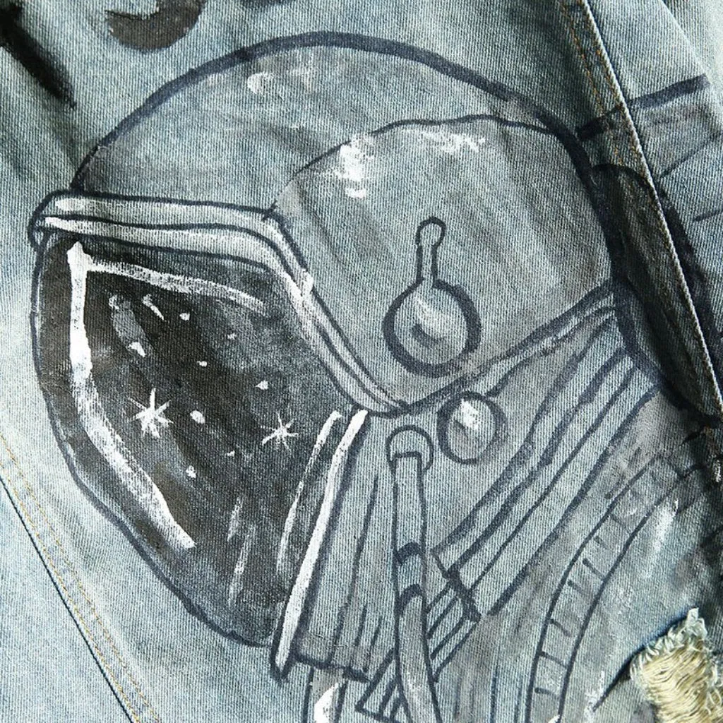 Y2k regular men denim jacket
