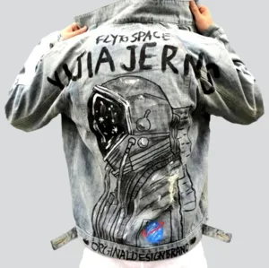 Y2k regular men denim jacket