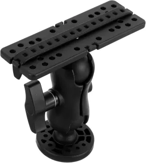 Yardwe Fish Finder Bracket Navigation Kayak Wall Mount Air Tag Case Kayaks Key Chain Pendant Velvet Belt Fishing Gear Depth Fish Finder Device Cumber Key Tray Fishing Net Kit Black