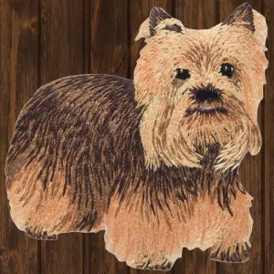 Yorkie Embroidered Patch — Iron On