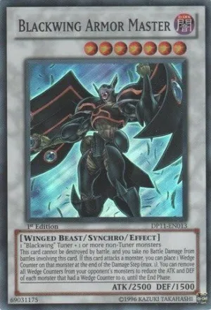 Yu-Gi-Oh! - Blackwing Armor Master (DP11-EN013) - Duelist Pack 11: Crow - 1st Edition - Super Rare