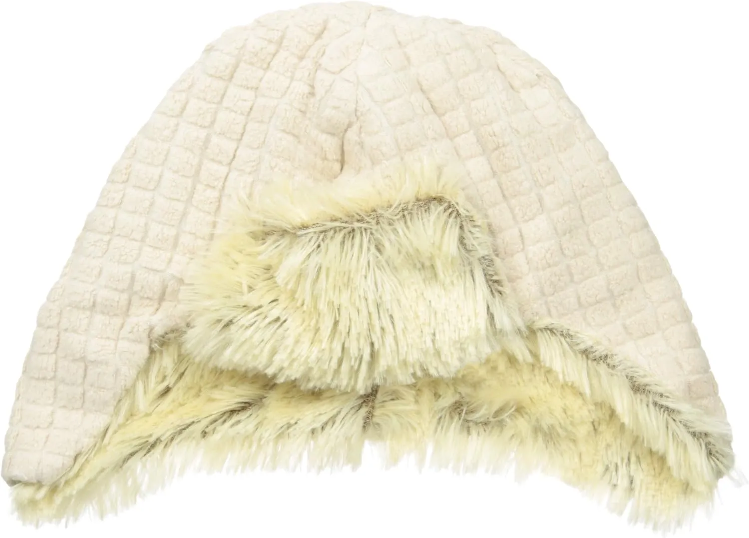 Zutano Unisex Baby Waffle Cozie Fleece Shaggy Cap